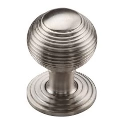 Reeded Cabinet Knob On Rose -Best Tool Shop 63616 01 1000 1