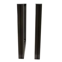 V-Shaped Welded Steel Table Leg Set, Black -Best Tool Shop 65818 02 1000 1