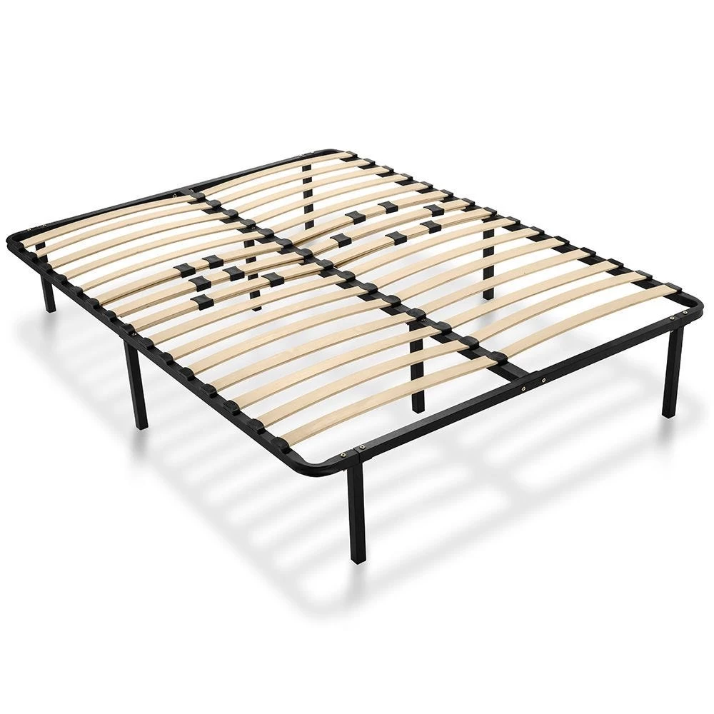 Queen-Size Platform Bed Frame With Wooden Slats 3 Queen-Size Platform Bed Frame With Wooden Slats