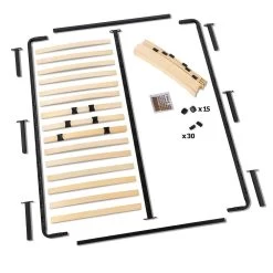 Platform Bed Frame With Wooden Slats -Best Tool Shop 65900 02 1000 1