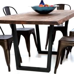 V-Shaped Welded Steel Table Leg Set, Black -Best Tool Shop 66014 01 1000 1