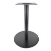 Positano 22'' Dia. Round Steel Table Base, Black Powder-Coat, Table Height