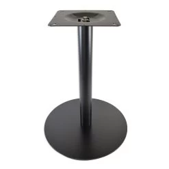 Positano 22'' Dia. Round Steel Table Base, Black Powder-Coat, Table Height -Best Tool Shop 66430 03 1000