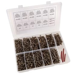 Rockler Centerline 791-Piece Square X Wood Screw Assortment