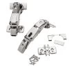 Blum Clip Top BLUMotion 155° Zero Protrusion Hinges, Nickel, Frameless, Full Overlay -Best Tool Shop 67052 01 1000 1