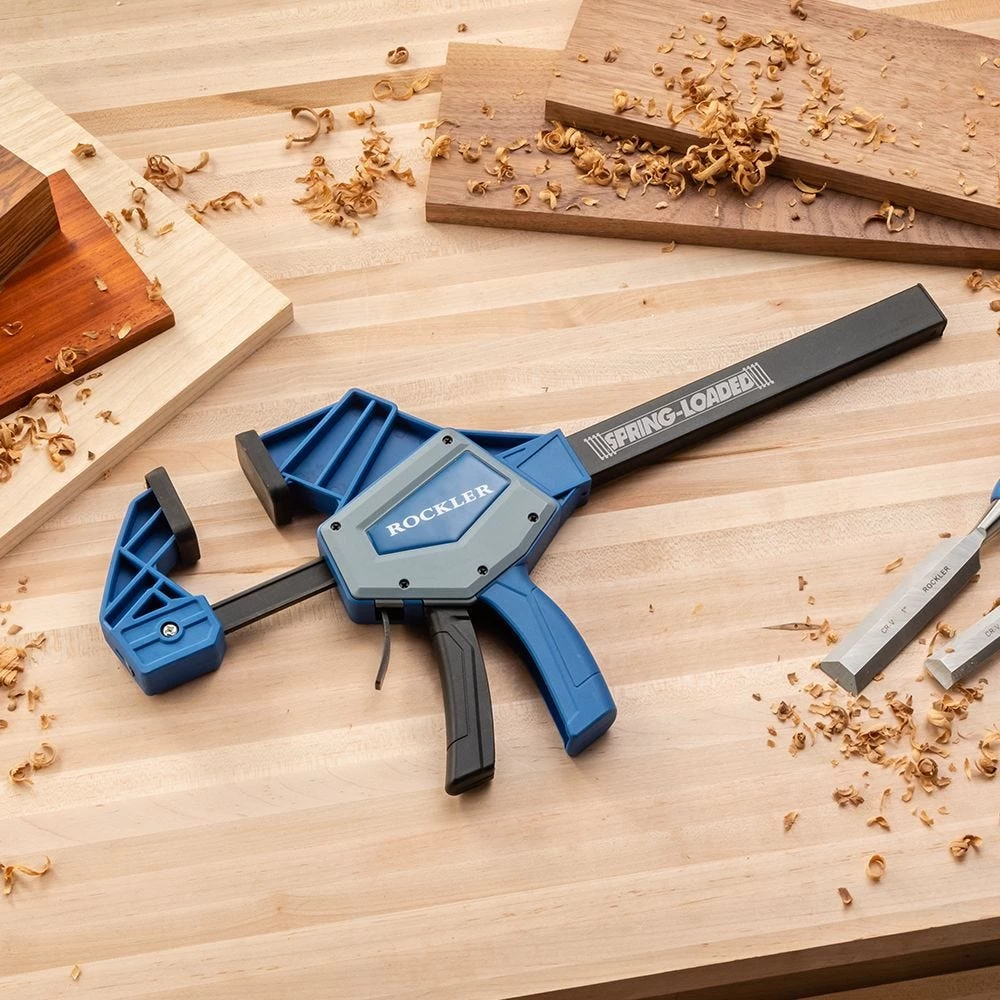 Rockler 6'' Heavy-Duty Spring-Loaded Bar Clamp 7 Rockler 6'' Heavy-Duty Spring-Loaded Bar Clamp - Image 5