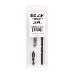 E-Z Knife Threaded Insert Kit For Hard Wood, Stainless