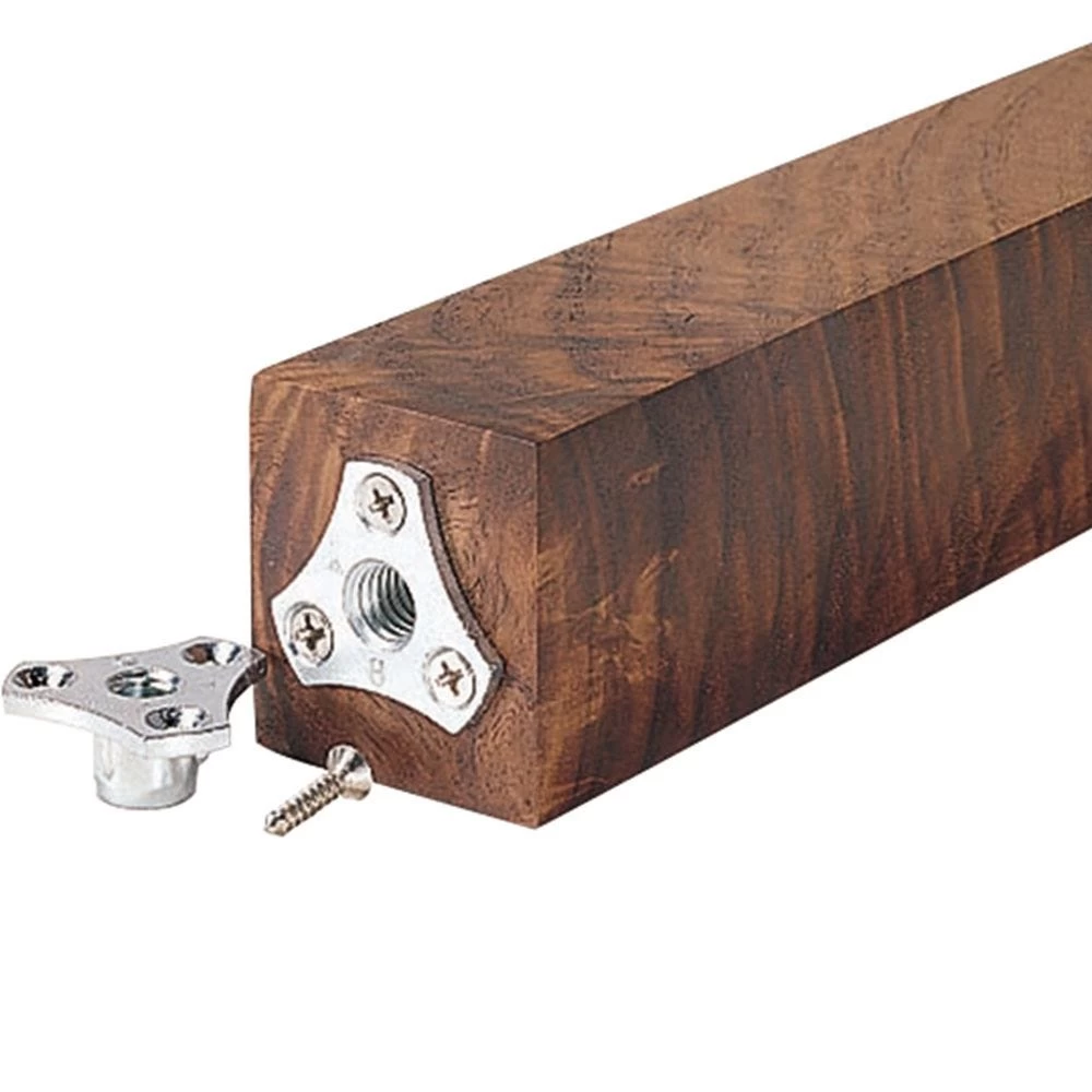 Screw-On Tee Nuts 3/8" X 16 TPI, 8 Pack 4 Screw-On Tee Nuts 3/8" X 16 TPI, 8 Pack - Image 2