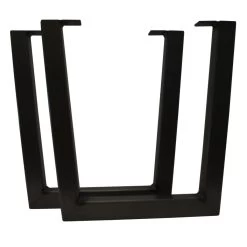V-Shaped Welded Steel Table Leg Set, Black -Best Tool Shop 69222 01 1000 1