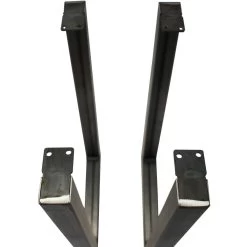 V Shape Welded Steel Table Leg Set, Unfinished -Best Tool Shop 69315 03 1000 2