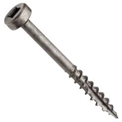 Centerline #7 X 1-1/2'' Pan Head Square Drive Pocket Hole Screws, Coarse Thread, Lube Finished, 200-Pack