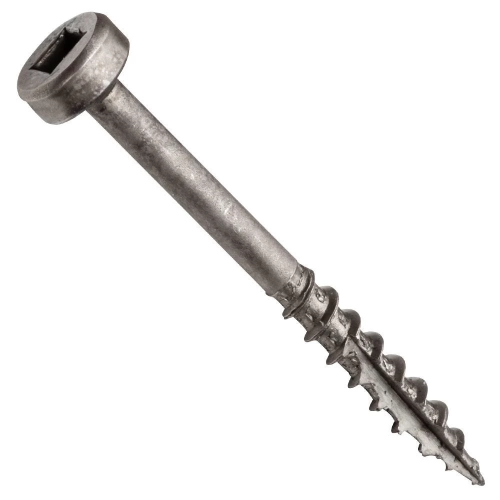 Centerline #7 X 1-1/2'' Pan Head Square Drive Pocket Hole Screws, Coarse Thread, Lube Finished, 200-Pack 3 Centerline #7 X 1-1/2'' Pan Head Square Drive Pocket Hole Screws, Coarse Thread, Lube Finished, 200-Pack