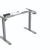 Element Single-Motor Adjustable Height Sit/Stand Desk, Gray -Best Tool Shop 69777 01