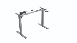 Element Single-Motor Adjustable Height Sit/Stand Desk, Gray
