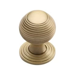 Reeded Cabinet Knob On Rose -Best Tool Shop 69805 01 1000 1