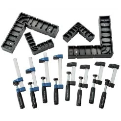 Rockler Clamp-It Assortment (2 Original, 2 Mini, Matching Clamps)
