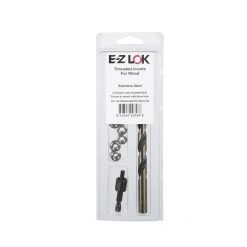 E-Z Knife Threaded Insert Installation Kit For Hard Wood - Stainless - 1/4-20