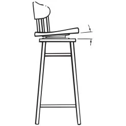 6" Swivel With 3 Degree Tilt Deluxe