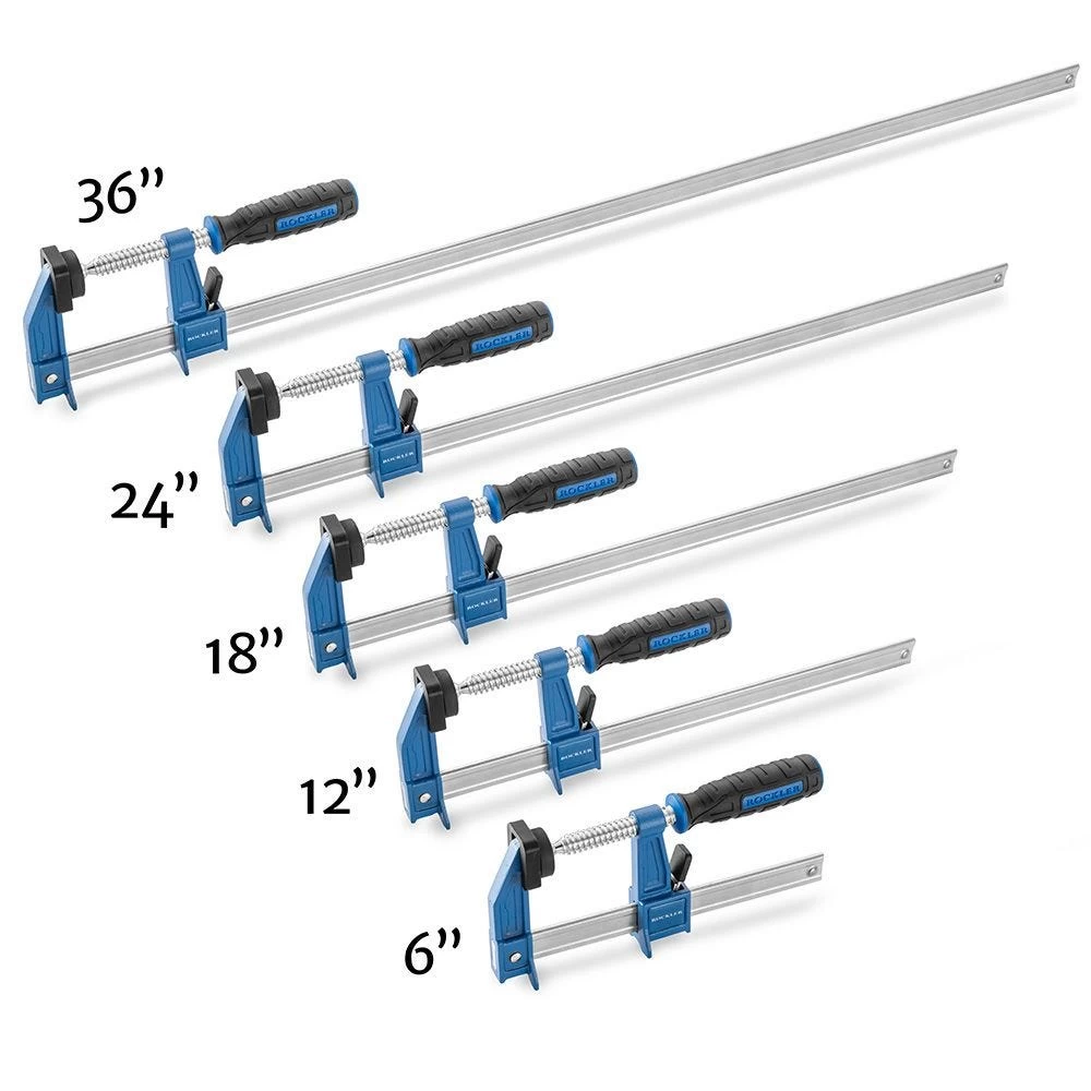 Rockler Sure-Foot F-Style Clamps