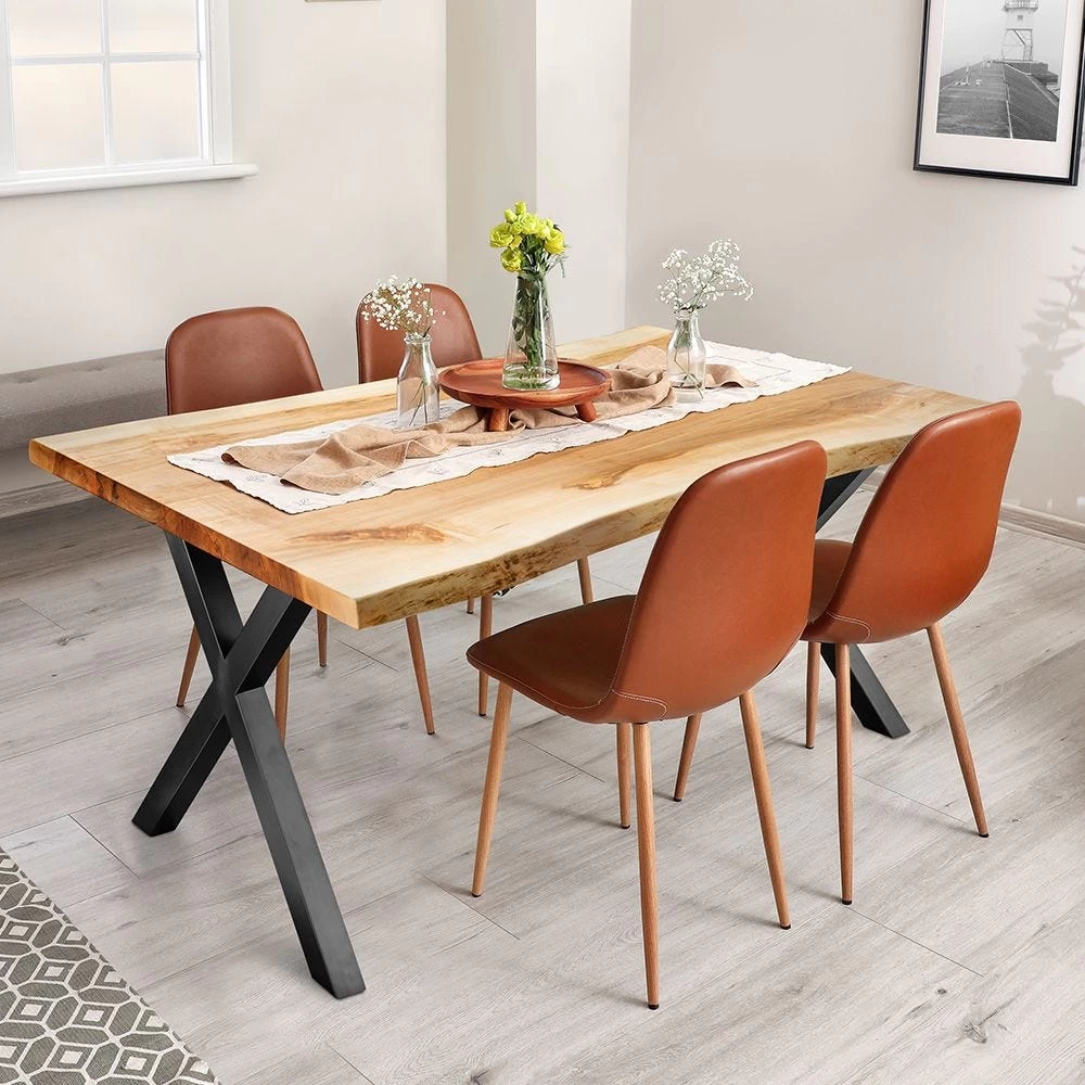 I-Semble Crossed Bar Steel Legs With Adjustable Feet, Set Of 2 5 I-Semble Crossed Bar Steel Legs With Adjustable Feet, Set Of 2 - Image 3