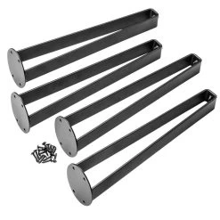 I-Semble Bent Flat Steel Legs With Adjustable Feet, Set Of 4 -Best Tool Shop 85560 01 1000 1