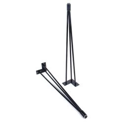 I-Semble 3-Rod Hairpin Table Legs W/Adjustable Feet, 4-Pack, Black -Best Tool Shop 87620 06 1000 1