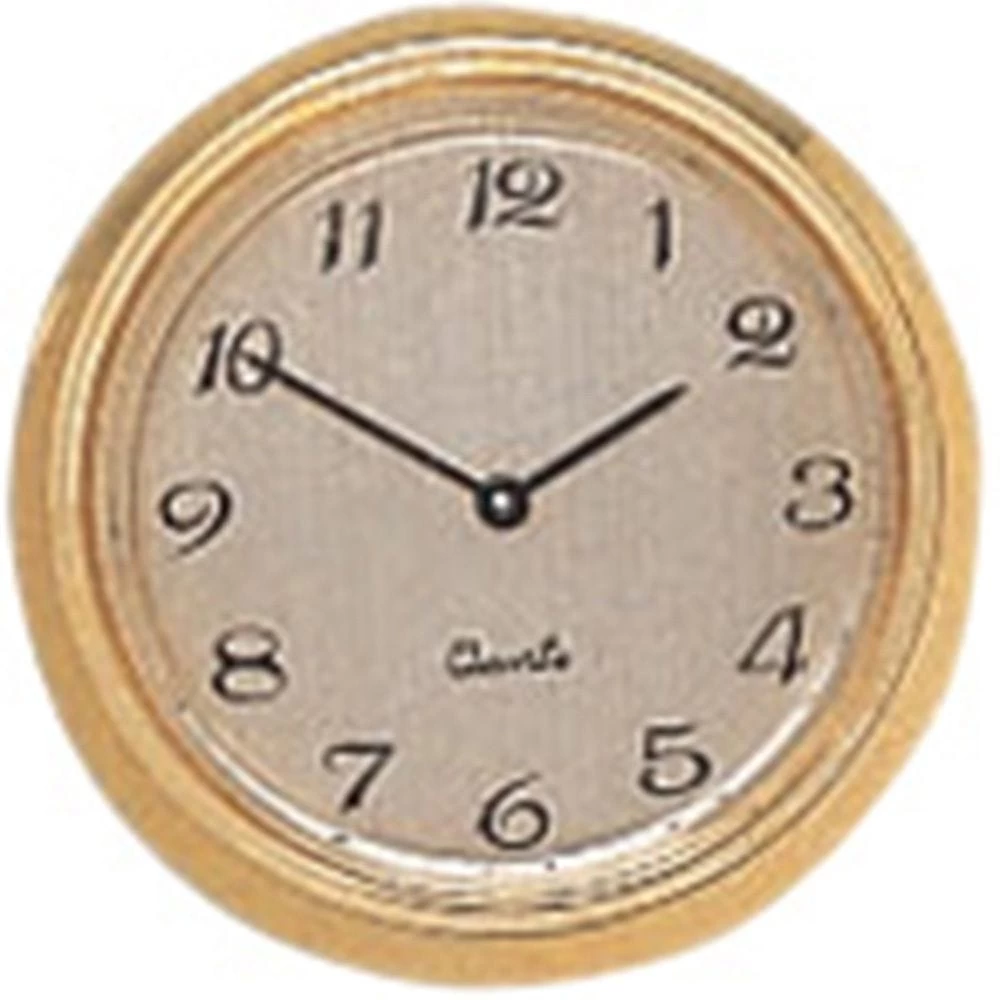 Mini Quartz Clock Fittings With Gold/Arabic Numbers 3 Mini Quartz Clock Fittings With Gold/Arabic Numbers