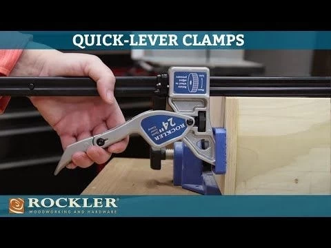 Rockler Quick-Lever Aluminum Clamp 4 Rockler Quick-Lever Aluminum Clamp - Image 2
