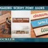 Rockler Interlock Signmaker's Templates, Script Font -Best Tool Shop hqdefault 103 18