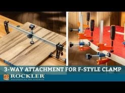 Rockler 3-Way Attachment For F-Style Clamps