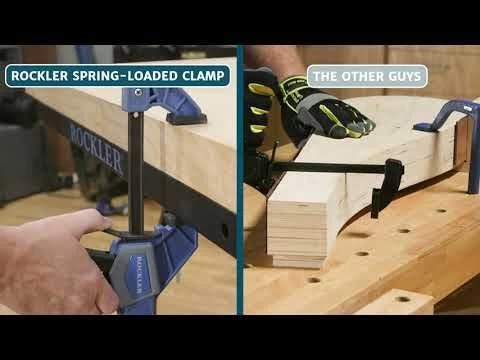 Rockler Spring-Loaded One-Handed Bar Clamps 3 Rockler Spring-Loaded One-Handed Bar Clamps