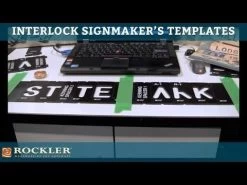 Rockler Interlock Signmaker's Template Kits, State Park Font 20 Rockler Interlock Signmaker's Template Kits, State Park Font -Best Tool Shop hqdefault 22 74