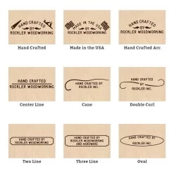 Custom Branding Iron - 16 Styles Available! -Best Tool Shop wood branding irons groupb1